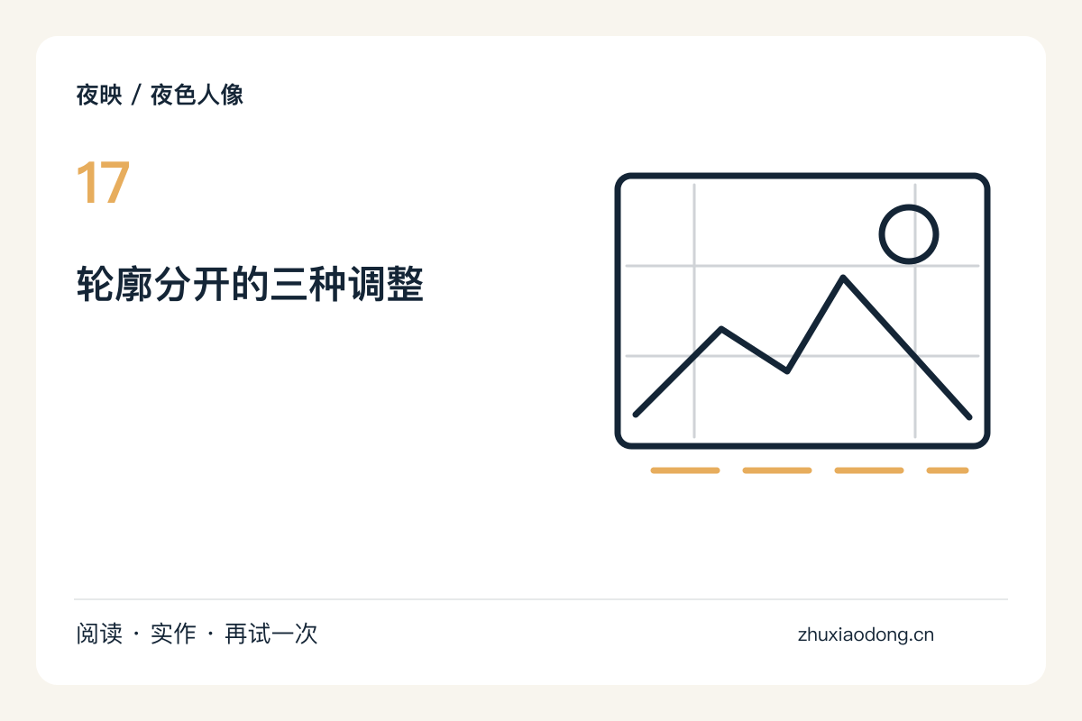 衣服颜色接近背景时，用站位分开轮廓主题图解